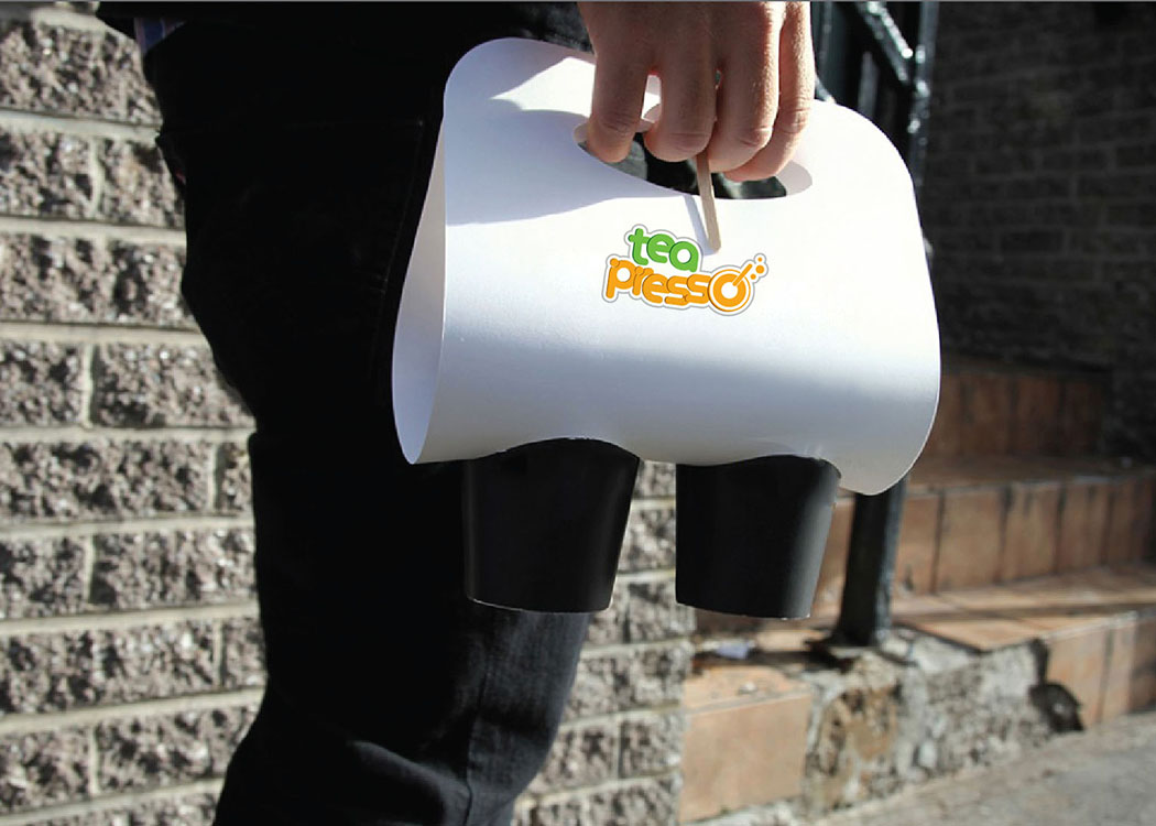 TEA PRESSO - Thiết kế logo và hệ thống nhận diện thương hiệu cửa hàng trà sữa TEA PRESSO